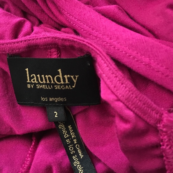 NWT Laundry by Shelli Segal Berry Ruched Dress - Picture 7 of 7